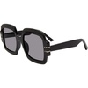 image:imageSteve Madden Womens Female Sunglasses Style Barnes Square BlackSolid Smoke 55mm 23mm
