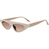 image:imageSteve Madden Womens Female Sunglasses Style Lizo Cat Eye TanGlitterBrown Gradient 51mm 19mm