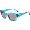 image:imageSteve Madden Womens Female Sunglasses Style Stacia Cat Eye Crystal BlueBlue Gradient 525mm 19mm