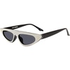 image:imageSteve Madden Womens Lizo Cat Eye Sunglasses SunglassesBlackGlitterSolid Smoke