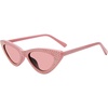 image:imageSteve Madden Womens Lopez Cat Eye Sunglasses SunglassesPinkSilverBrown Gradient