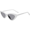 image:imageSteve Madden Womens Lopez Cat Eye Sunglasses SunglassesWhiteSilverSolid Brown