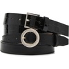 image:imageSteve Madden Womens Mercer 2 for 1 Pant BeltBlack
