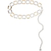 image:imageSteve Madden Womens Multicolor Chain BeltGoldSilver