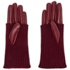 image:imageSteve Madden Womens Steve Madden Faux Leather Cinched Opera GloveBurgundy
