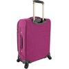 image:imagesteve madden Designer Luggage Collection  Lightweight Softside Expandable Suitcase for Men amp Women  Durable 20 Inch Carry On Bag with 4Rolling Spinner Wheels Global Blue 20in SpinnerPeekaboo Purple