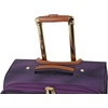 image:imagesteve madden Designer Luggage Collection  Lightweight Softside Expandable Suitcase for Men amp Women  Durable 20 Inch Carry On Bag with 4Rolling Spinner Wheels Global Blue 20in SpinnerShadow Purple