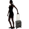 image:imagesteve madden Designer Luggage Collection  Lightweight Softside Expandable Suitcase for Men amp Women  Durable 20 Inch Carry On Bag with 4Rolling Spinner Wheels Global Blue 20in SpinnerPeekaboo Grey