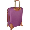 image:imagesteve madden Designer Luggage Collection  Lightweight Softside Expandable Suitcase for Men amp Women  Durable 20 Inch Carry On Bag with 4Rolling Spinner Wheels Global Blue 20in SpinnerGlobal Purple