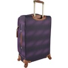 image:imagesteve madden Designer Luggage Collection  Lightweight Softside Expandable Suitcase for Men amp Women  Durable 20 Inch Carry On Bag with 4Rolling Spinner Wheels Global Blue 20in SpinnerShadow Purple