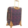 image:imagesteve madden Designer Luggage Collection  Lightweight Softside Expandable Suitcase for Men amp Women  Durable 20 Inch Carry On Bag with 4Rolling Spinner Wheels Global Blue 20in SpinnerDark Purple