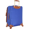 image:imagesteve madden Designer Luggage Collection  Lightweight Softside Expandable Suitcase for Men amp Women  Durable 20 Inch Carry On Bag with 4Rolling Spinner Wheels Global Blue 20in SpinnerGlobal Blue