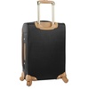 image:imagesteve madden Designer Luggage Collection  Lightweight Softside Expandable Suitcase for Men amp Women  Durable 20 Inch Carry On Bag with 4Rolling Spinner Wheels Global Blue 20in SpinnerHarlo Black