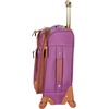 image:imagesteve madden Designer Luggage Collection  Lightweight Softside Expandable Suitcase for Men amp Women  Durable 20 Inch Carry On Bag with 4Rolling Spinner Wheels Global Blue 20in SpinnerGlobal Purple