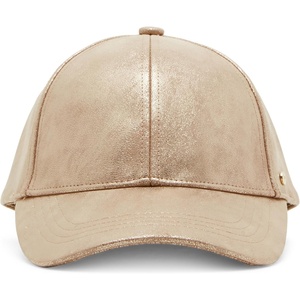 image:imageSteve Madden Distressed Metallic Baseball Hat Tan