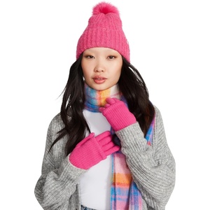 image:imageSteve Madden KNIT GLOVESHot Pink