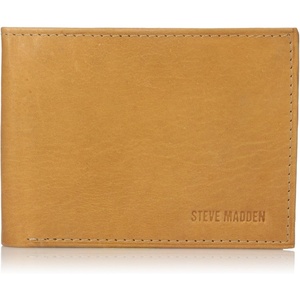 image:imageSteve Madden Mens Antique Leather Passcase WalletTan