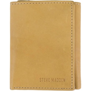 image:imageSteve Madden Mens RFID Leather Trifold Wallet with Id Window