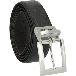 image:imageSteve Madden Mens Reversible Mens Dress Casual Every Day Leather BeltBlackBrown Saffiano