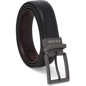 image:imageSteve Madden Mens Reversible Mens Dress Casual Every Day Leather BeltBlackBrown Smooth