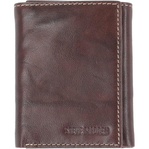 image:imageSteve Madden Mens Rfid Trifold Wallet With Id WindowBrown Antique