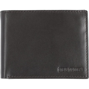 image:imageSteve Madden Mens Slim Leather Wallet with Extra Capacity Attached Flip PocketsBrown Glove