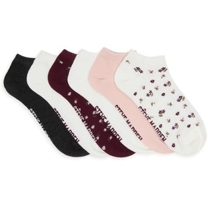 image:imageSteve Madden Womens 6pk Ditsy Floral Low CutIvory