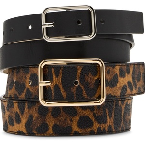 image:imageSteve Madden Womens Black and Leopard Pant Belt PackBlackLeopard