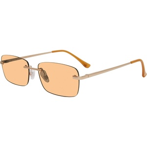 image:imageSteve Madden Womens Caden SunglassesSatin GoldSolid Orange
