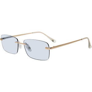 image:imageSteve Madden Womens Caden SunglassesShiny GoldSolid Blue