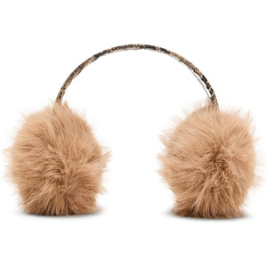 image:imageSteve Madden Womens Faux Fur Earmuff With Faux Snakeskin BandTan