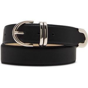 image:imageSteve Madden Womens Feathered Edge Everyday Pant BeltBlack