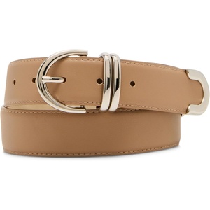image:imageSteve Madden Womens Feathered Edge Everyday Pant BeltLatte