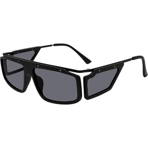 image:imageSteve Madden Womens Female Sunglasses Style Allister Wrap Satin Matte BlackSolid Smoke 60mm 16mm