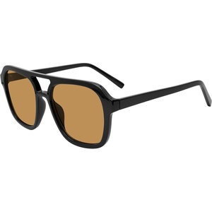 image:imageSteve Madden Womens Female Sunglasses Style Jace Rectangular BlackSolid Orange 56mm 19mm