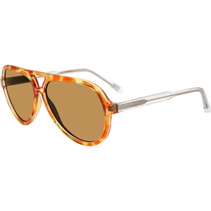 image:imageSteve Madden Womens Female Sunglasses Style Lawson Pilot Crystal Orange TortoiseSolid Brown 59mm 13mm