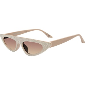 image:imageSteve Madden Womens Female Sunglasses Style Lizo Cat Eye TanGlitterBrown Gradient 51mm 19mm
