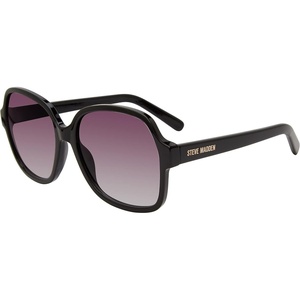 image:imageSteve Madden Womens Female Sunglasses Style Marcelle Square SunglassesBlackSmoke Gradient