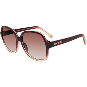 image:imageSteve Madden Womens Female Sunglasses Style Marcelle Square SunglassesCrystal BrownBrown Gradient