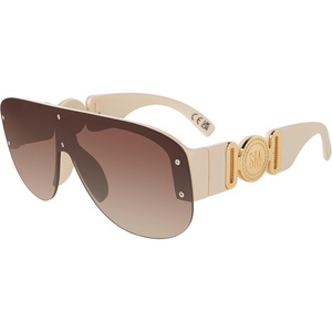 image:imageSteve Madden Womens Female Sunglasses Style Patrix Wrap WhiteBrown Gradient 149mm 18mm