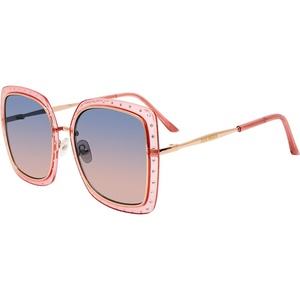 image:imageSteve Madden Womens Female Sunglasses Style Rosalie SquareCrystal PeachBlue Gradient