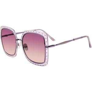 image:imageSteve Madden Womens Female Sunglasses Style Rosalie SquareCrystal PurplePurple Gradient