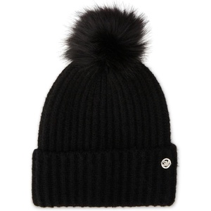 image:imageSteve Madden Womens Heathered Rib Knit BeanieBlack