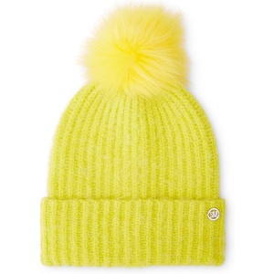 image:imageSteve Madden Womens Heathered Rib Knit BeanieSulphur