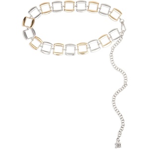 image:imageSteve Madden Womens Multicolor Chain BeltGoldSilver