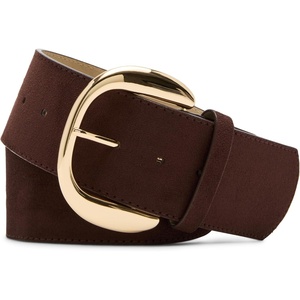 image:imageSteve Madden Womens Wide Faux Suede BeltChocolate