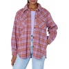 image:imageBB DAKOTA Womens Brooklyn ShacketVintage Purple
