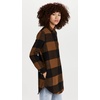 image:imageBB Dakota Womens Junior Eldridge Buffalo Plaid Coat Outerwear CognacCognac