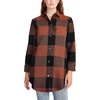 image:imageBB Dakota Womens Junior Eldridge Buffalo Plaid Coat Outerwear CognacCognac