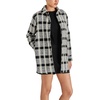 image:imageSteve Madden Apparel Womens Eldridge Shirt JacketCoatBlack Plaid